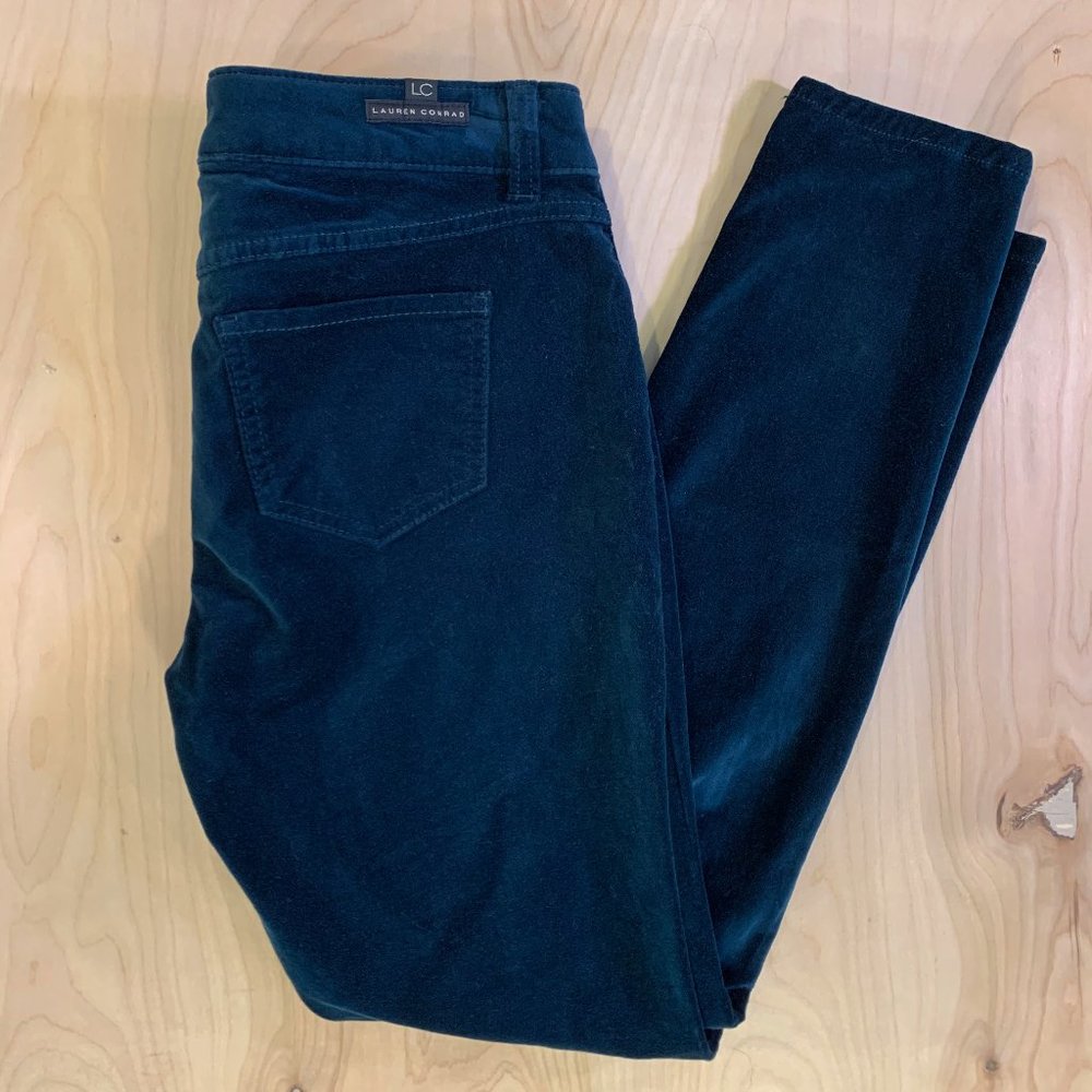 Deep Emerald Skinny Pants